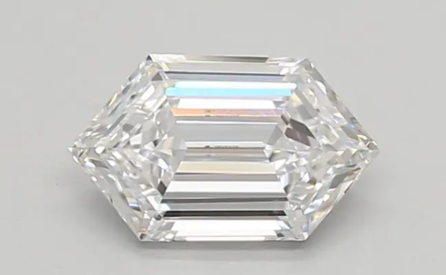 0.64ct D VVS1 Long Hexagon (IGI)