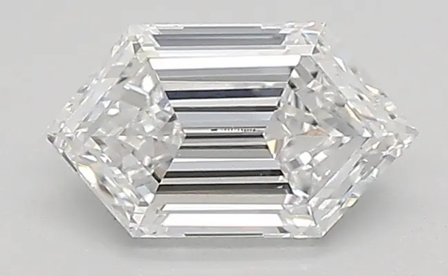0.64ct D VVS2 Long Hexagon (IGI)