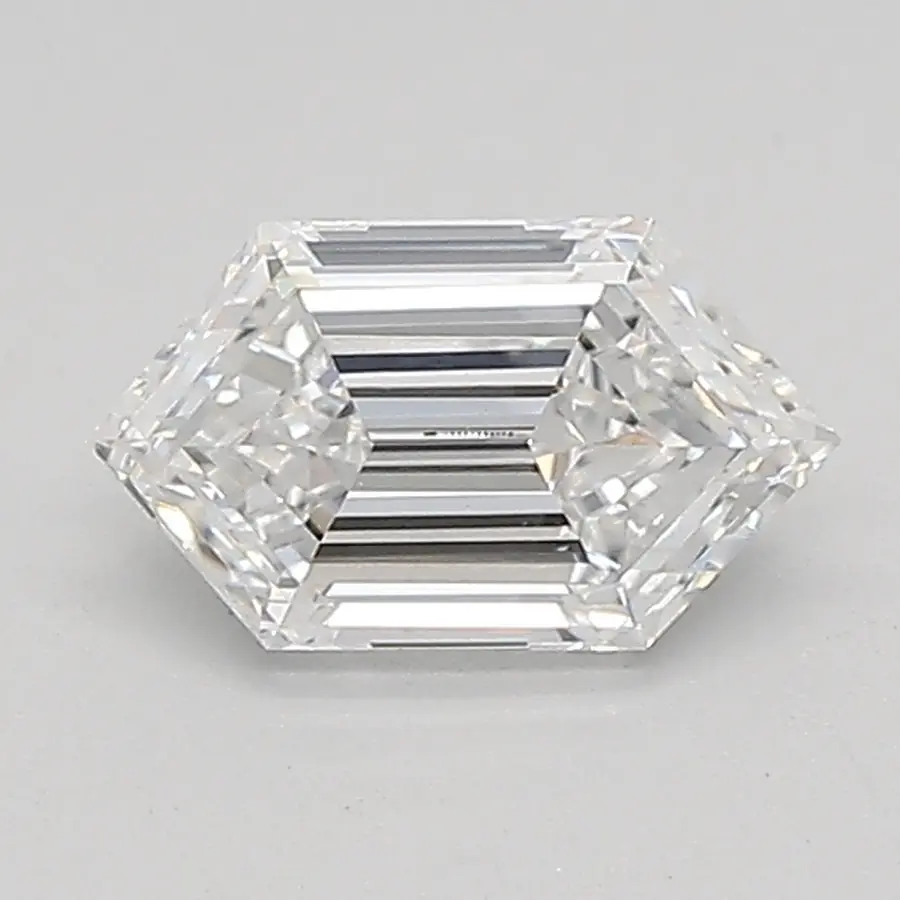 0.64ct D VVS2 Long Hexagon (IGI)