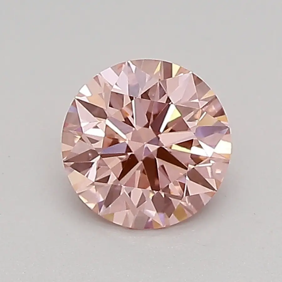 0.64ct FANCY VIVID  PINK VVS2 Round (IGI)