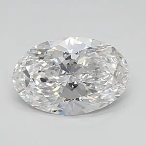 0.63ct D SI1 Oval (IGI)