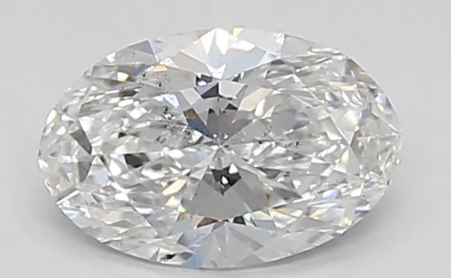 0.63ct D SI1 Oval (IGI)