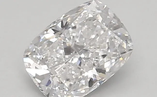 0.63ct D VVS2 Cushion (IGI)