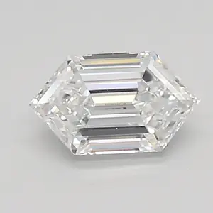 0.63ct E VVS2 Long Hexagon (IGI)