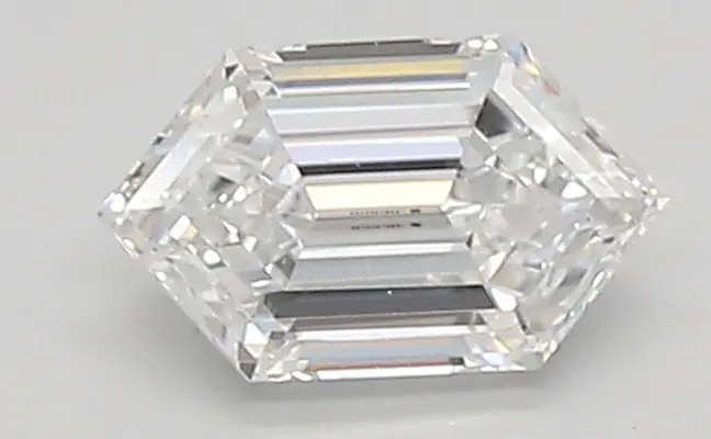 0.63ct E VVS2 Long Hexagon (IGI)