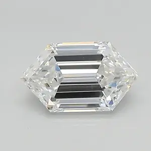 0.63ct D VVS2 Long Hexagon (IGI)