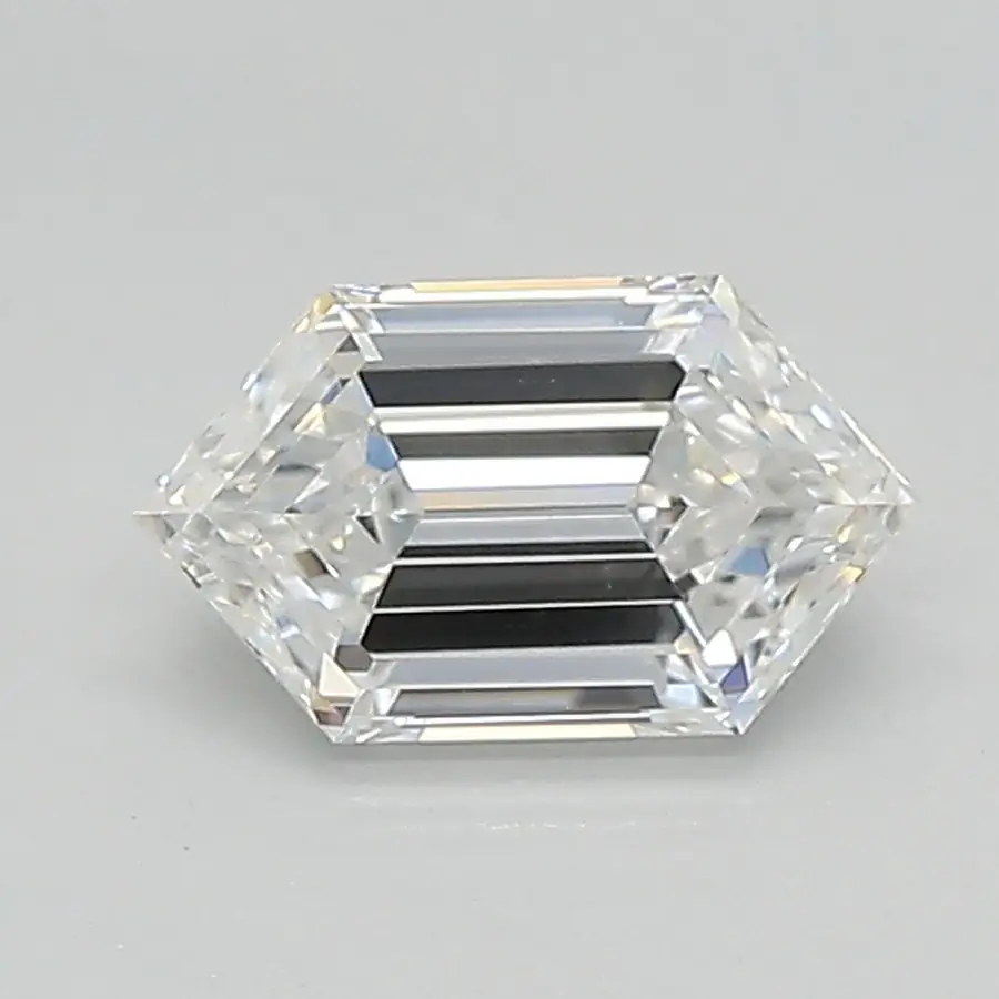 0.63ct D VVS2 Long Hexagon (IGI)