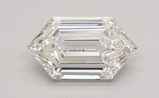 0.63ct F VVS1 Long Hexagon (IGI)