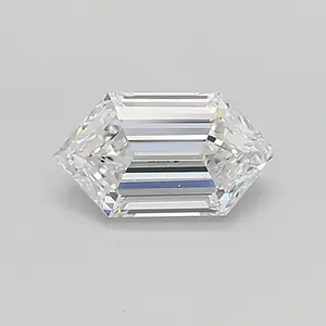 0.63ct D VS1 Long Hexagon (IGI)