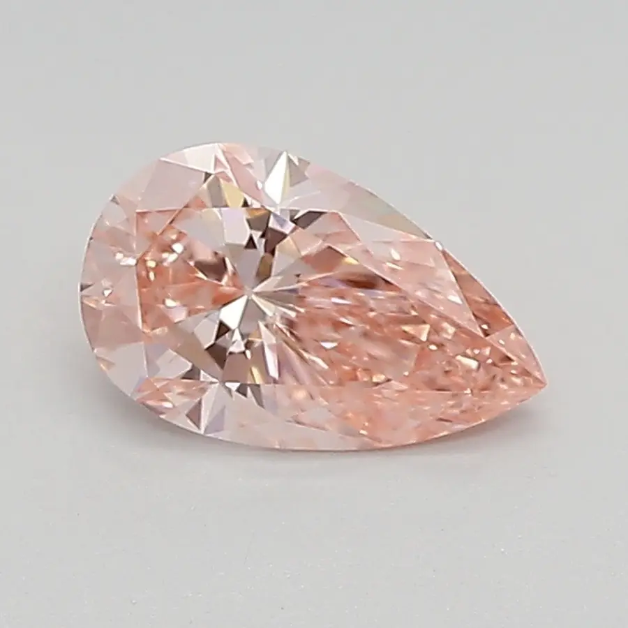 0.62ct FANCY VIVID  PINK VS1 Pear (IGI)