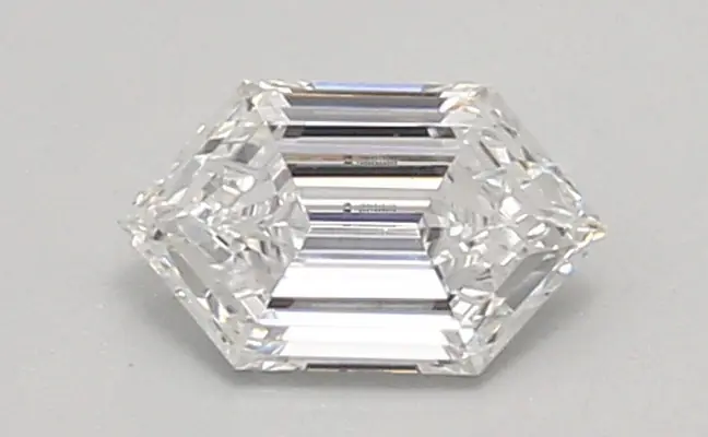 0.62ct D VVS1 Long Hexagon (IGI)