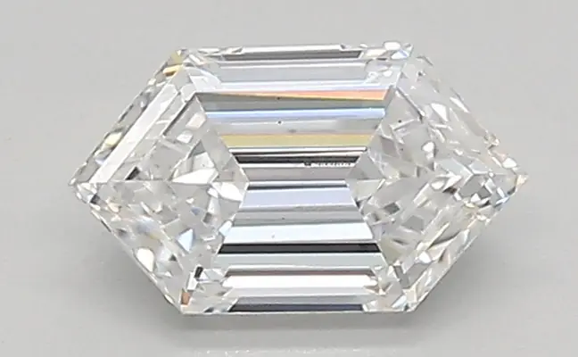 0.62ct D VS1 Long Hexagon (IGI)