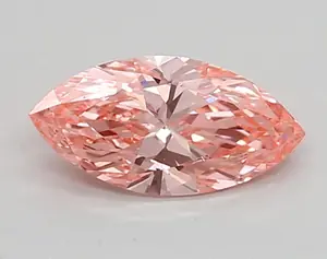 0.62ct FANCY VIVID  PINK VS1 Marquise (IGI)