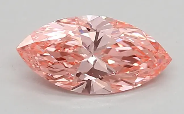 0.62ct FANCY VIVID  PINK VS1 Marquise (IGI)
