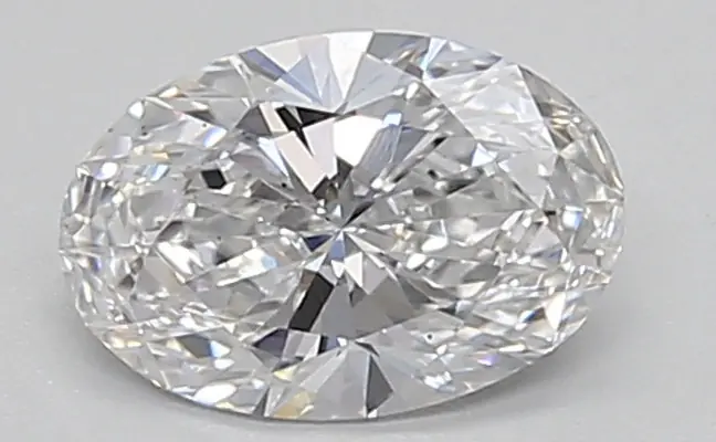0.61ct D SI1 Oval (IGI)
