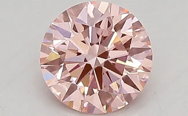 0.61ct FANCY INTENSE  PINK VS1 Round (IGI)