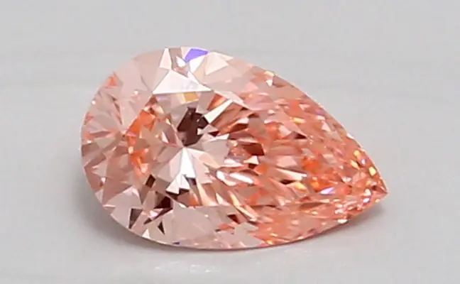 0.61ct FANCY VIVID  PINK VS1 Pear (IGI)