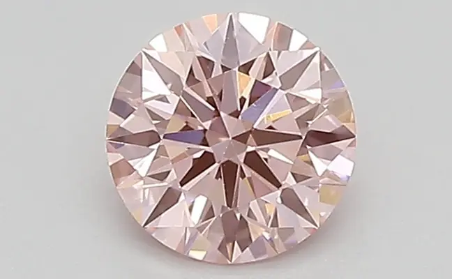 0.61ct FANCY VIVID  PINK VVS2 Round (IGI)