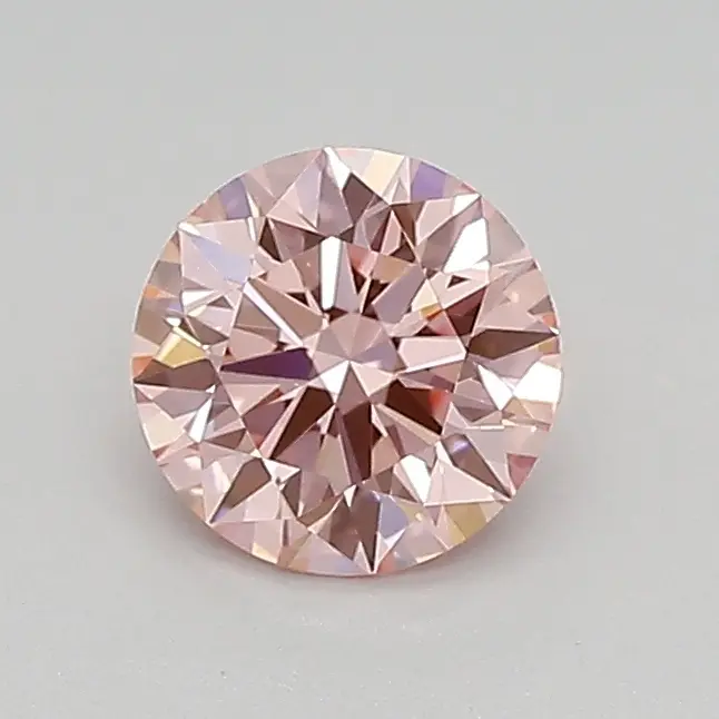 0.61ct FANCY VIVID  PINK VVS2 Round (IGI)