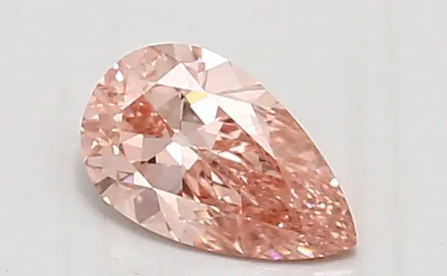 0.61ct FANCY VIVID  PINK VS1 Pear (IGI)