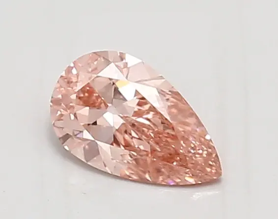 0.61ct FANCY VIVID  PINK VS1 Pear (IGI)
