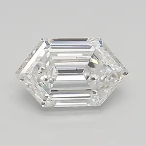 0.61ct E VVS2 Long Hexagon (IGI)
