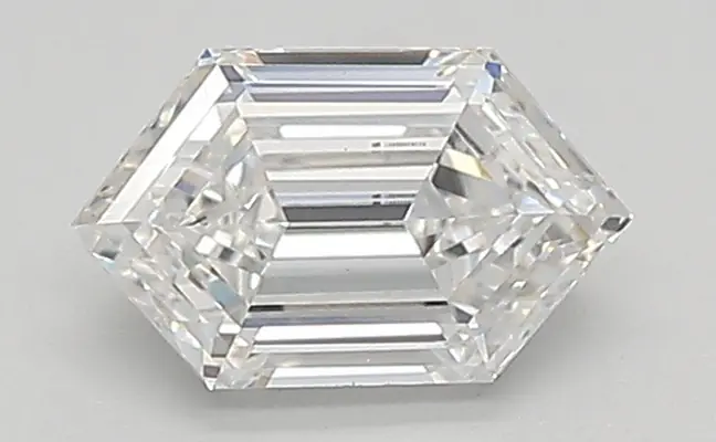 0.61ct E VVS2 Long Hexagon (IGI)