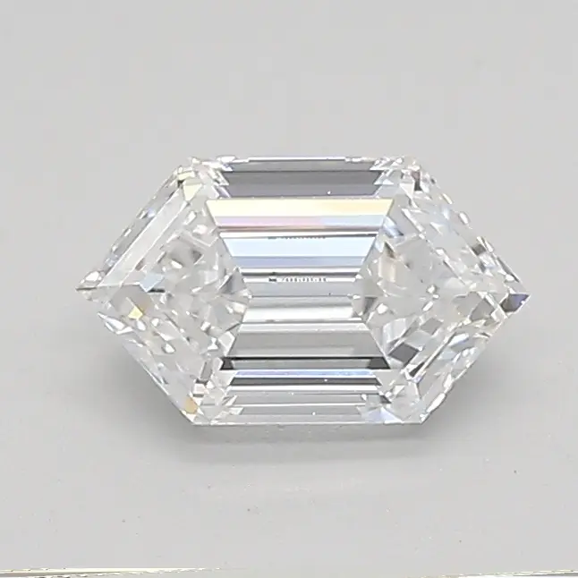 0.61ct D VVS2 Long Hexagon (IGI)