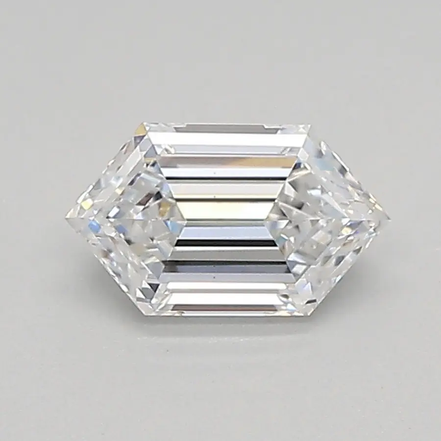 0.61ct D VS1 Long Hexagon (IGI)