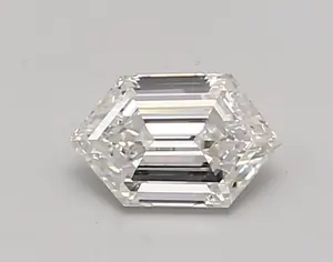 0.61ct E VVS2 Long Hexagon (IGI)