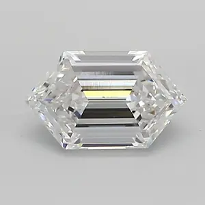 0.61ct D VVS2 Long Hexagon (IGI)