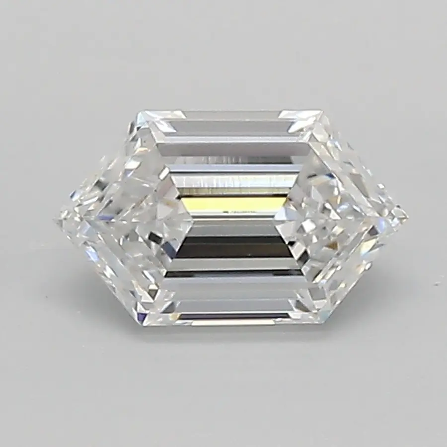 0.61ct D VVS2 Long Hexagon (IGI)