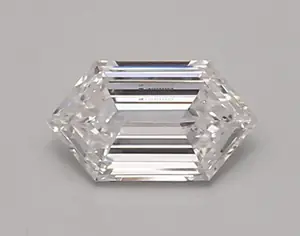 0.61ct E VVS1 Long Hexagon (IGI)