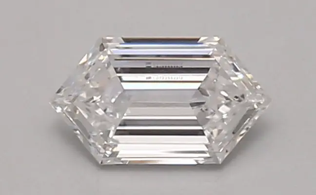 0.61ct E VVS1 Long Hexagon (IGI)