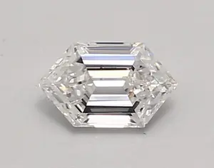 0.60ct D VVS2 Long Hexagon (IGI)