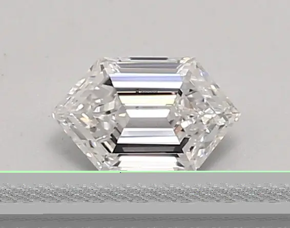 0.60ct D VVS2 Long Hexagon (IGI)