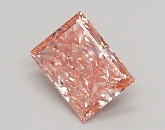 0.60ct FANCY VIVID  PINK VVS2 Princess (IGI)
