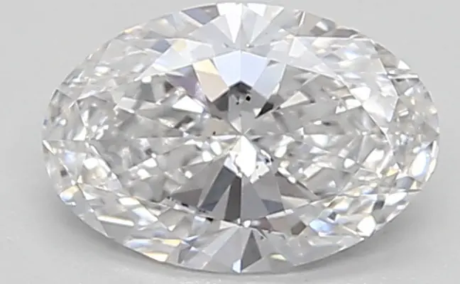 0.59ct D SI1 Oval (IGI)