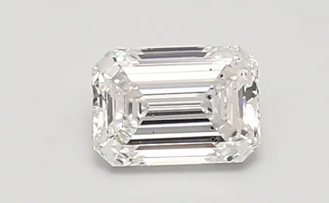 0.59ct D SI1 Emerald (IGI)