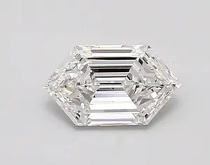 0.59ct D VVS2 Long Hexagon (IGI)