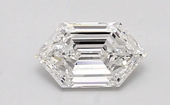 0.59ct D VVS2 Long Hexagon (IGI)