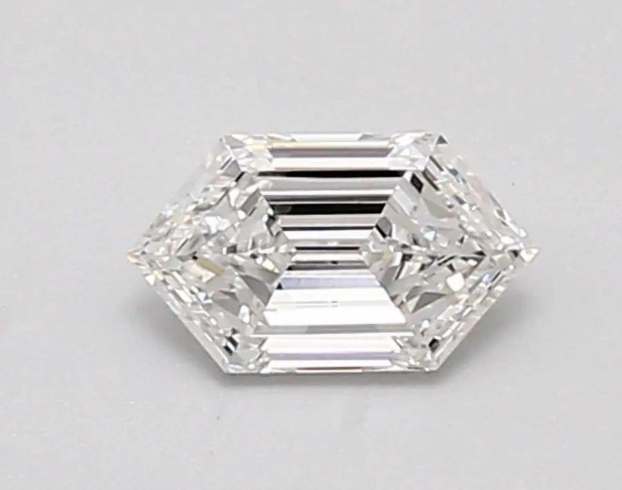 0.59ct D VVS2 Long Hexagon (IGI)