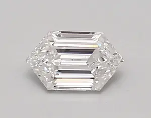 0.59ct D VVS2 Long Hexagon (IGI)