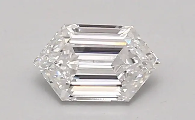 0.59ct D VVS2 Long Hexagon (IGI)