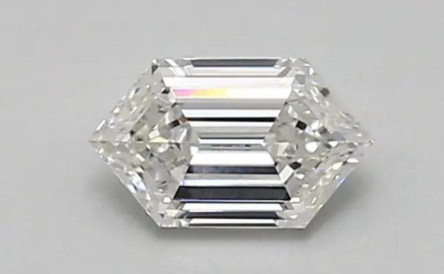 0.59ct F VVS2 Long Hexagon (IGI)