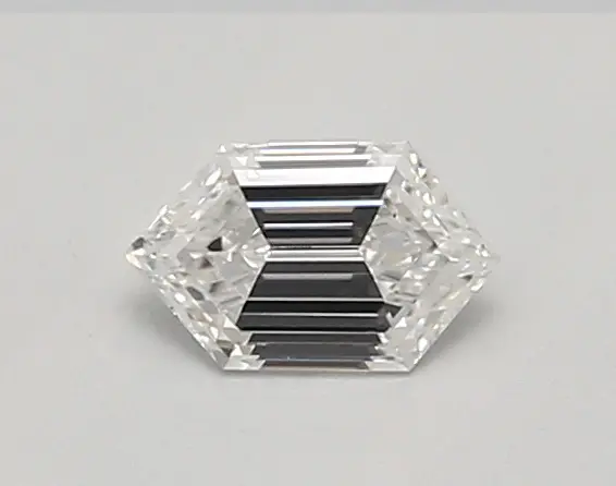 0.59ct D VS2 Long Hexagon (IGI)