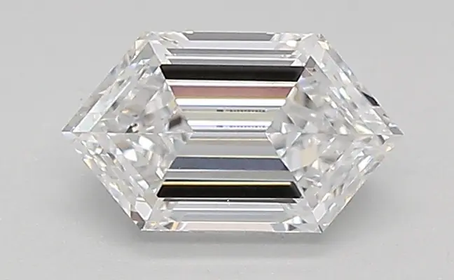 0.59ct D VVS2 Long Hexagon (IGI)