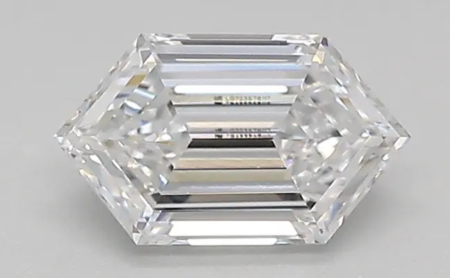 0.59ct D VVS2 Long Hexagon (IGI)