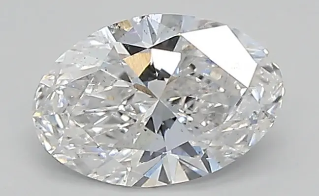 0.58ct D SI1 Oval (IGI)