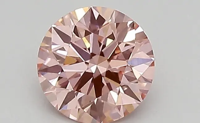 0.58ct FANCY VIVID  PINK VVS2 Round (IGI)